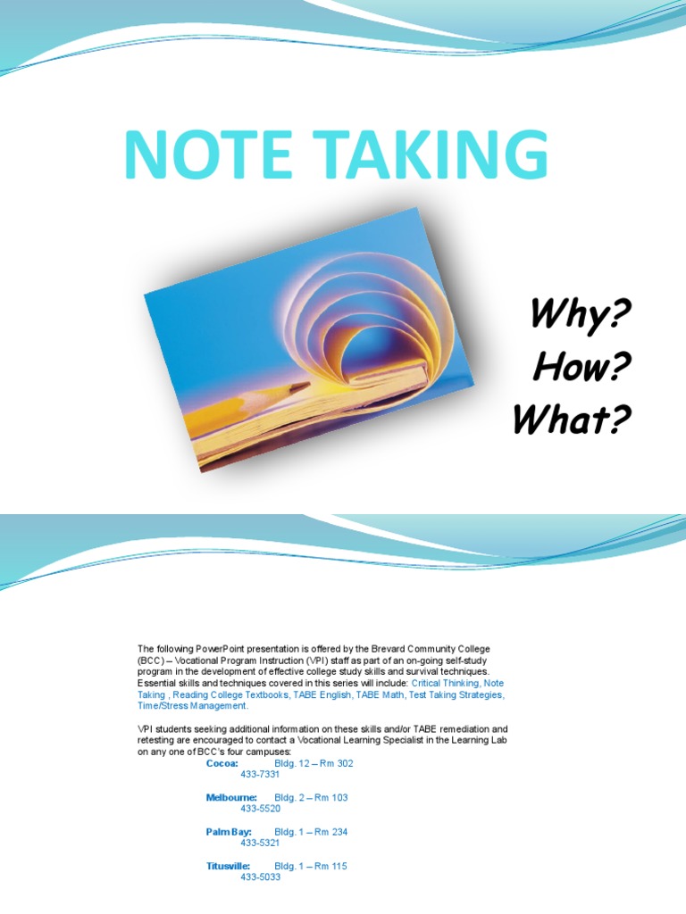 Effective Note-Taking Strategies | PDF | Study Skills | Lecture