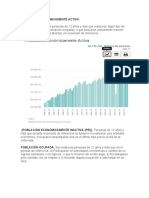 Poblacion Economicamente Activa