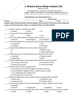 Fourth Periodical Test in Mathematics 10 - NK