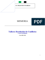 Memoria Taller 4º Curso 2011