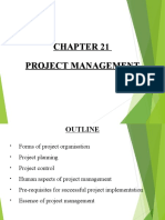 Chapter21 Project Management