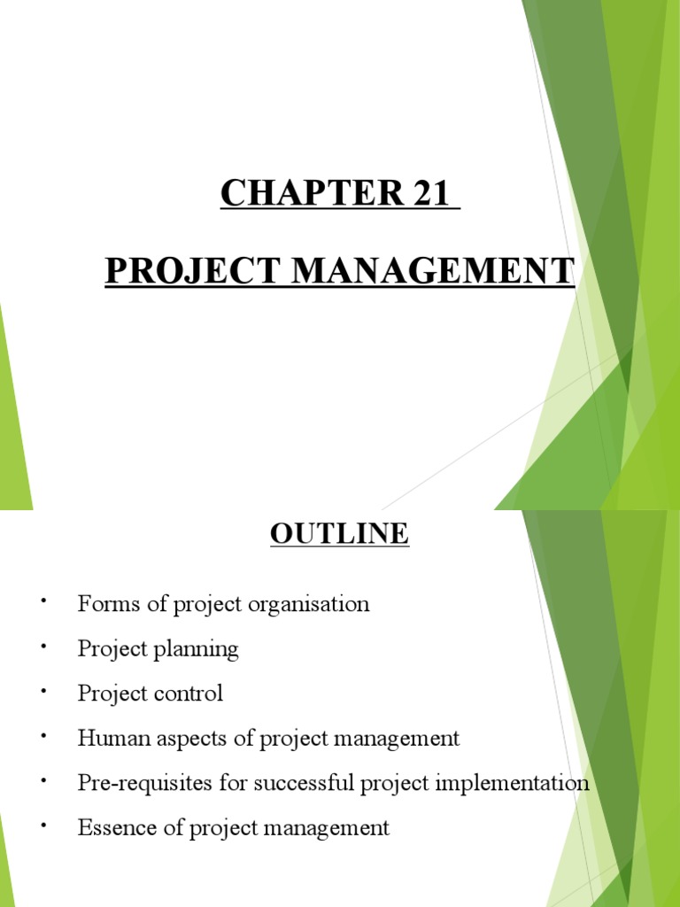 Chapter21 Project Management | PDF | Art | Computers