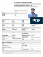 Warning: Concealment of Any Information or Furnishing of False Particulars Will Result in The Cancellation of The Candidature