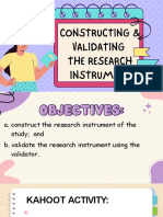 CHS 2 - Constructing and Validating The Research Instrument 2nd Sem 22-23