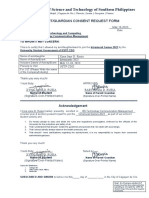 RUSIA - XYNA - Parents Consent Waiver For Intrams