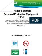PPE Donning and Doffing May 2021