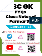 Lecture - 15 SSC PYQ Notes