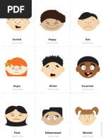 Widgit Feelings and Emotions Chart | PDF