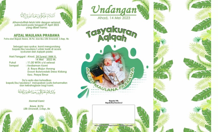 Undangan Aqiqah | PDF