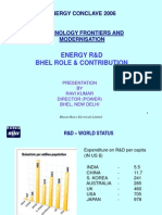 Energy R&D Bhel Role & Contribution