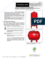 Technical Data: Vertical and Horizontal Bladder Tanks Model VFT ASME Sec - VIII Div.1 - U-1A