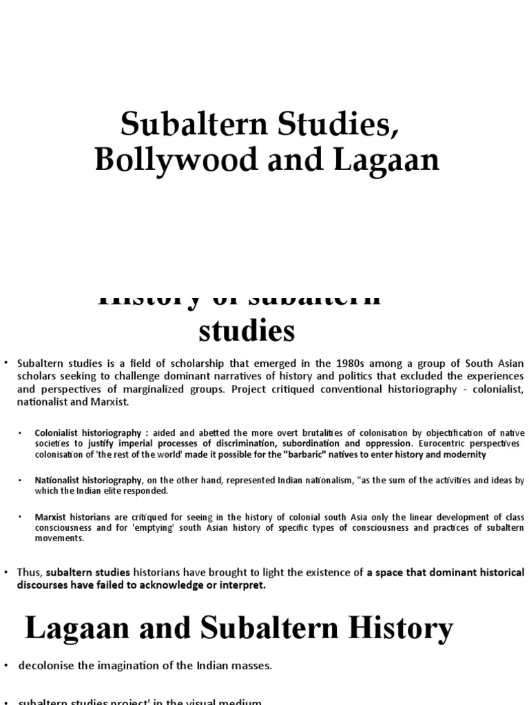 Lagaan PDF Nationalism Colonialism