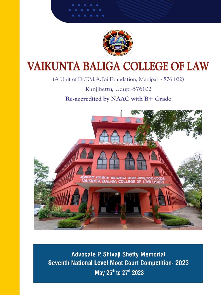 National Level VBCL Moot Court Competition 2023 1 467869 | PDF