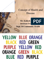 Concept of Health and Disease NEW