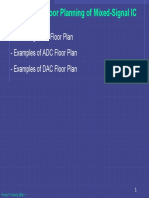 Mixed-Signal IC Floor Planning Techniques