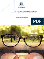CULTURA Y CLIMA ORGANIZACIONAL 2022 PDF PPT en PDF Prof. Barría