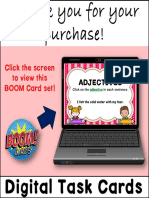 Digital Task Cards: Click The Screen To View This BOOM Card Set!