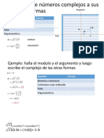 12mo. Conversión de Números Complejos A Sus Diferentes Formas