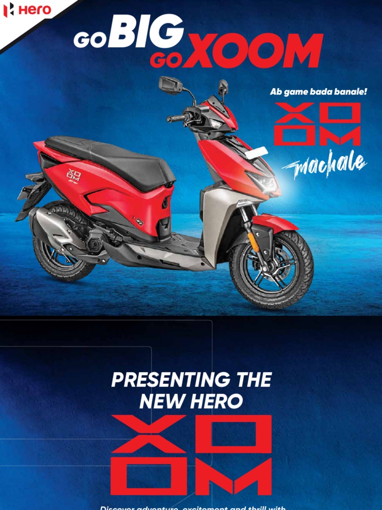 New Hero XOOM 160: Features & Specs | PDF | Land Vehicles | Vehicles