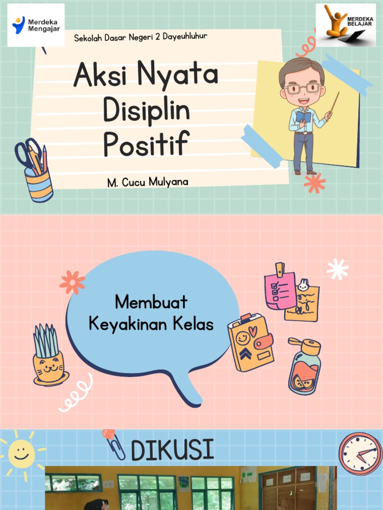 Aksi Nyata Disiplin Positif Membuat Keyakinan Kelas | PDF