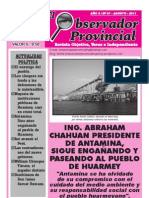 Observador Provincial - Agosto 2011