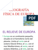 Geografia Fisica de Europa