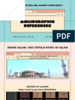 Sources on Islamic History