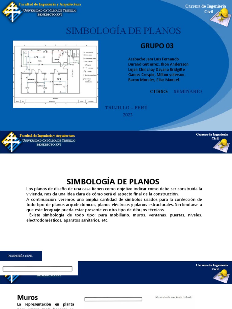 Simbología de Planos | PDF | Ingeniería | Dibujo