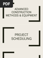 CEC002 - Module 5 - Introduction To Project Scheduling