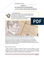 Rizal's Annotation of Morga's Philippine History Critiques Spanish Views