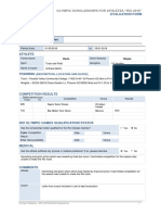 2.5 Rio 2016 - Evaluation Form - May To Aug 2016