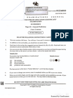 CSEC Economics P1 Jun - 2018