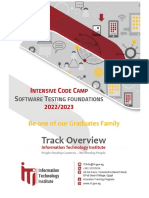 SW Testing Track Syllabus Overview - 2022-2023