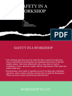 Safety in A Workshop