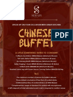 Example New Chinese Buffet Menu
