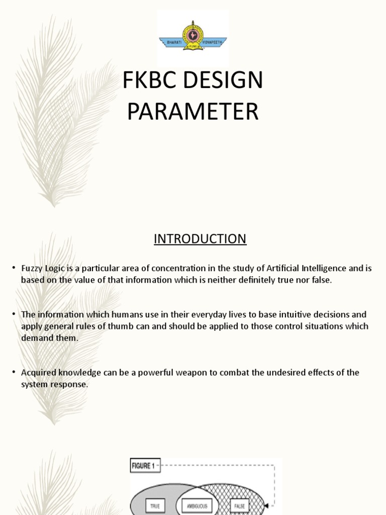 FKBC Design Parameters | PDF | Fuzzy Logic | Applied Mathematics
