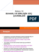 BÖLÜM 10 Buharlı Ve Birleşik Güç Çevrimleri