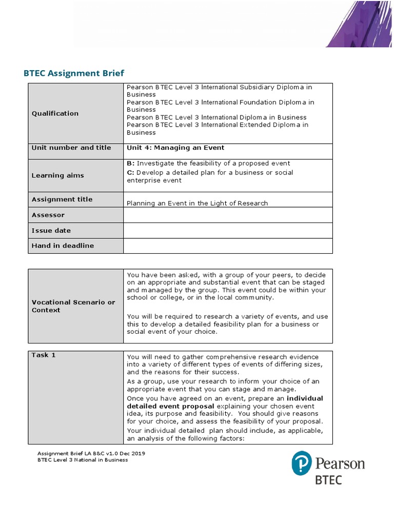 Event Planning Feasibility Study | PDF | Risk | Cognition