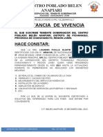 Const. Vivencia 2023