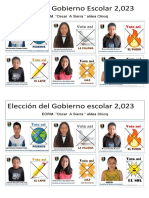 Elección Gobierno Escolar 2023 Oscar Sierra
