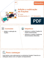 Aula 2 - Adição e Subtração de Frações. OK