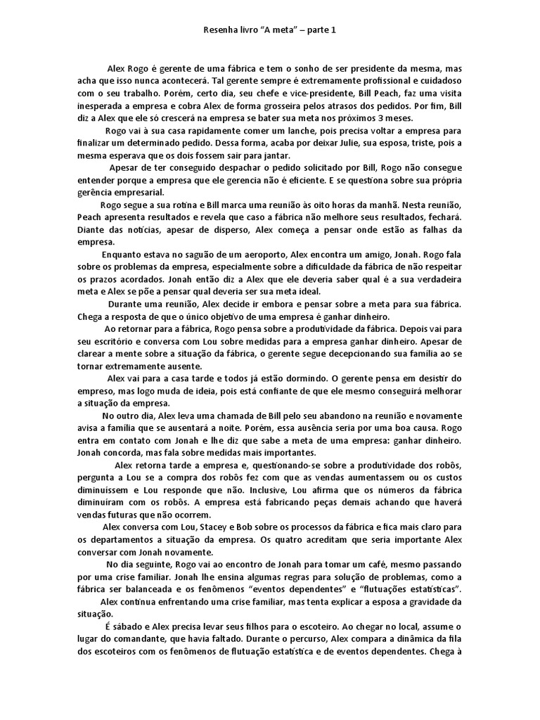 Resenha de 