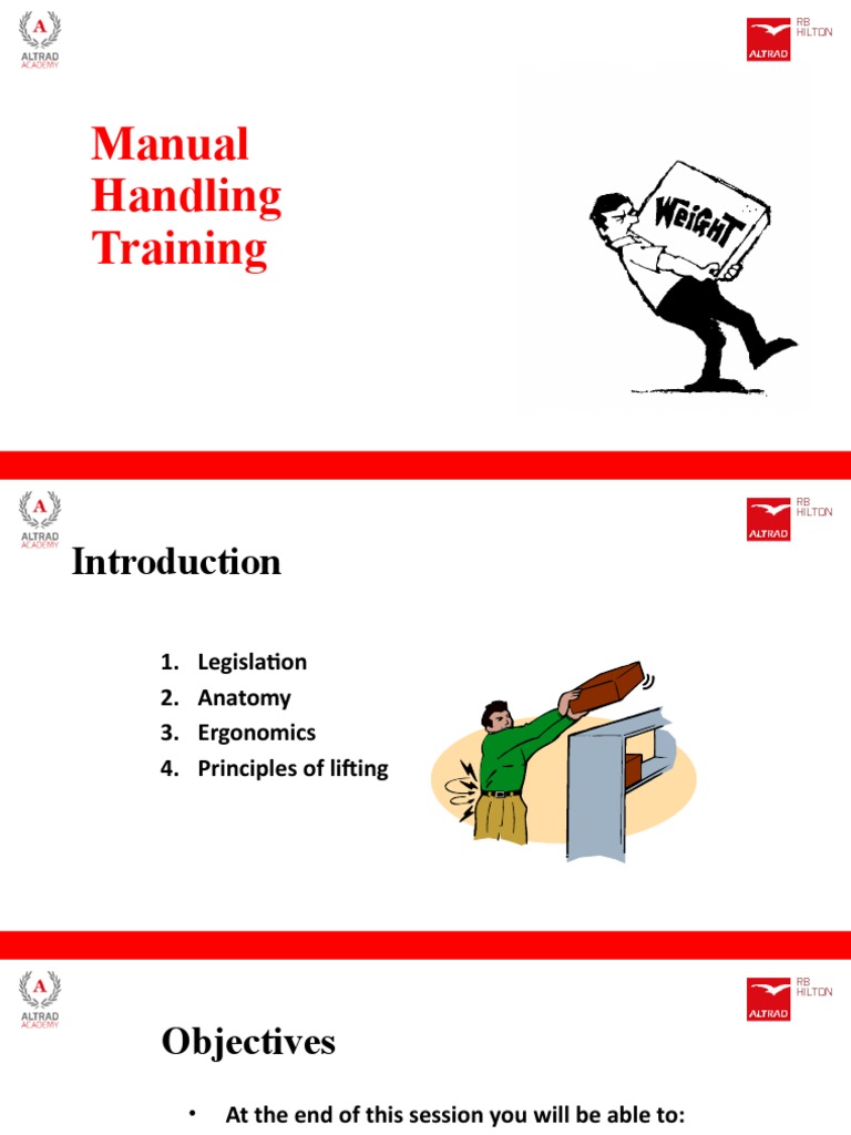 Manual Handling PDF