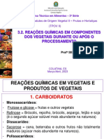 2.2. Reações Químicas Em Componentes Dos Vegetais