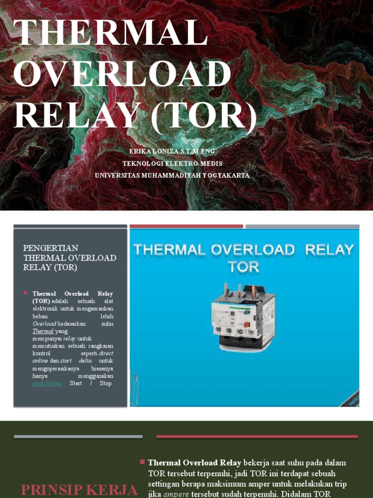 Fungsi dan Setting Thermal Overload Relay | PDF