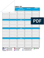 Planejamento Semanal Por Tipo de Estudo