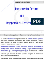Meccatronica Applicata 03 - Rapporto Ottimo Trasmissione - 30-Nov-2005