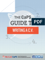 Guide to Writing a Standout CV