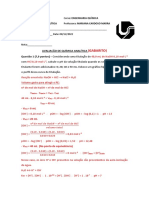 Determinação de cloreto em soro