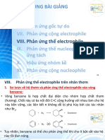 LT-Phản Ứng Thế Electrophile Lên Vòng Thơm